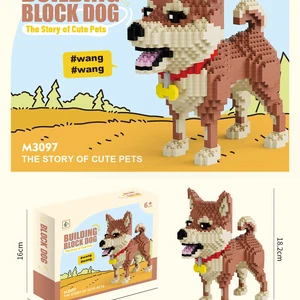 Juego de Construcción Blocks Perro Model Salchicha, Recreation Educational Juguete, Regalo for Las Mascotas lovers, D 6 Main Sales Block Construction - №1