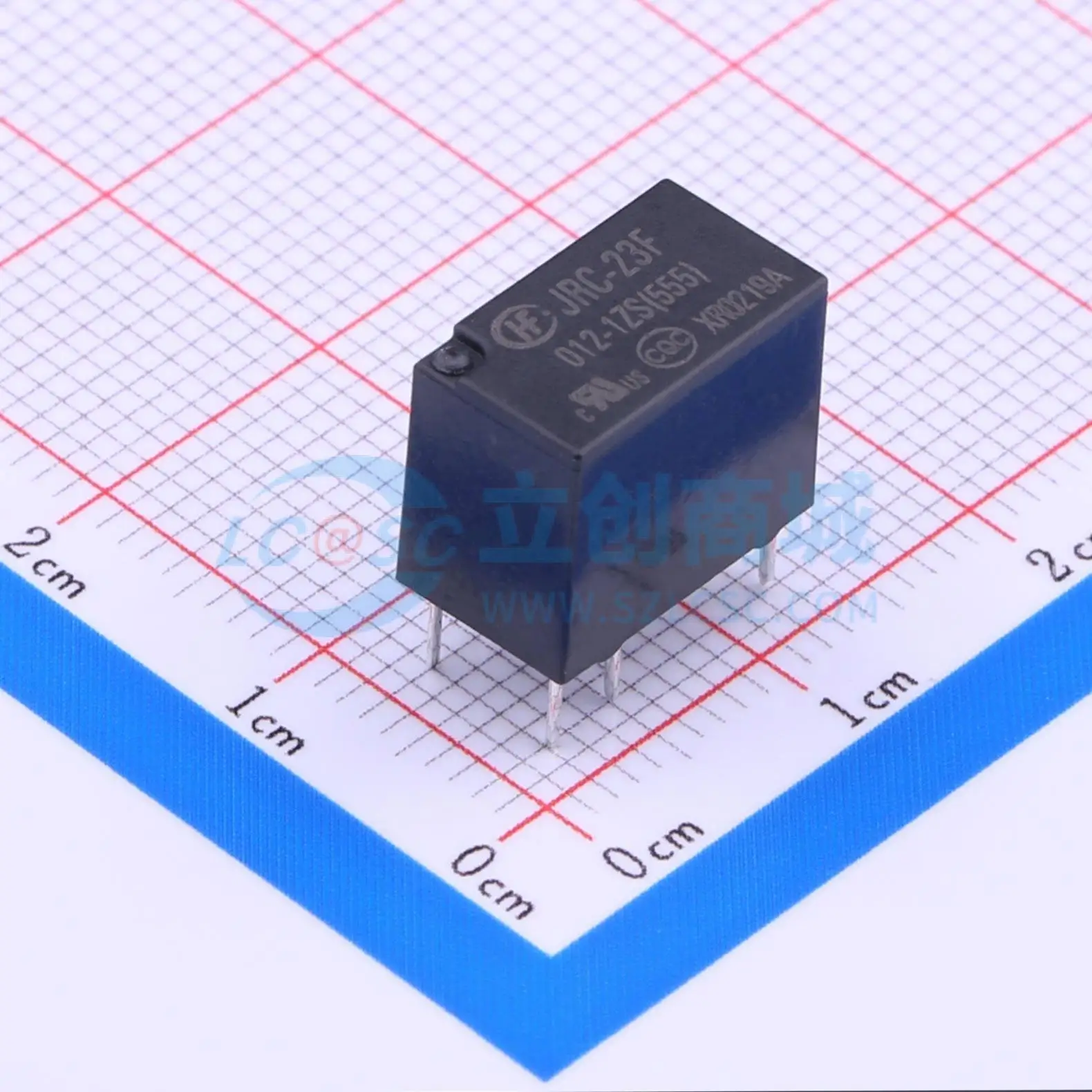 12pcs JRC-23F/012-1ZS(555) 12V DIP 12.5x7.5mm SPDT Signal Relay PCB Electronic Switch