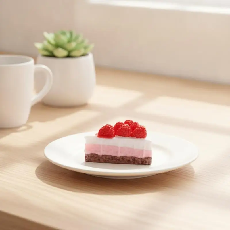 Jumbo Simulation Strawberry Cake  PU Slow Rising Cute Squeeze Toy for Backpack Pendant Decoration