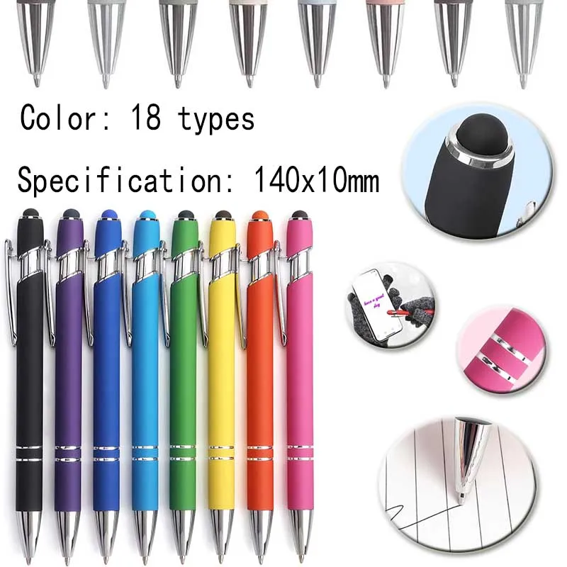 

5pcs 2-in-1 Stylus Ballpoint Pens,Metal Tip Touch Screen Capacitive Pen for iPhones Samsungs Tablet, Advertising Gift Pen
