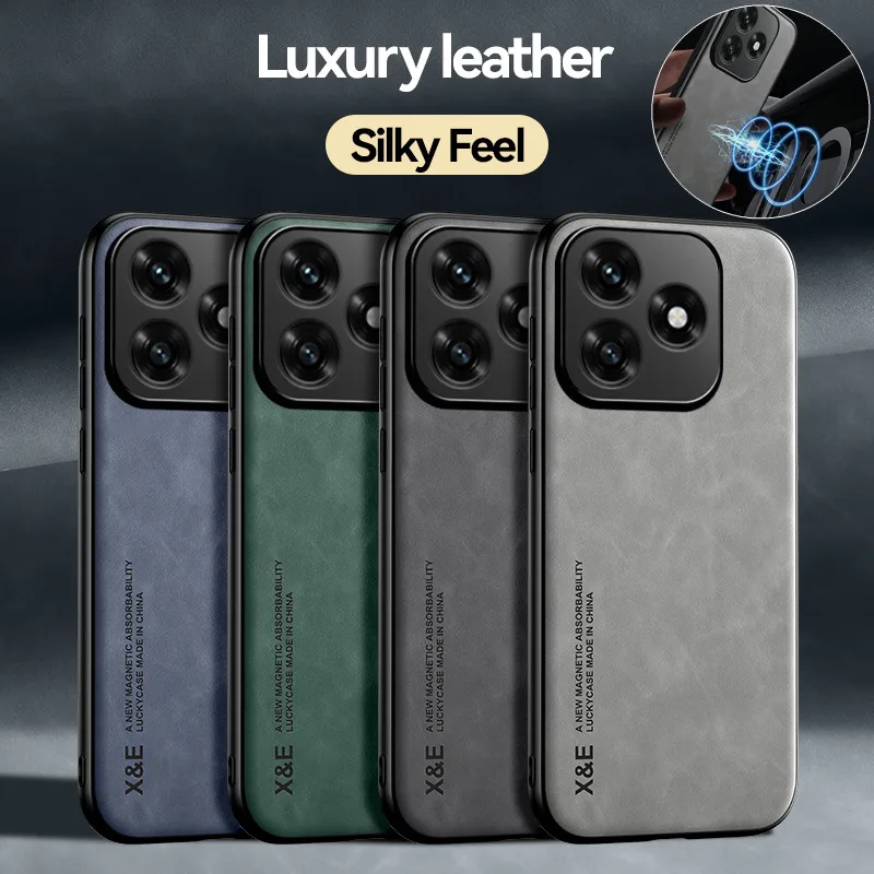 Shockproof Case for Honor X5c Plus X6c X7c X8c X8b X9b X9A X8A Protective Cover Built-in Magnetic Suction Car Holder Coque Funda