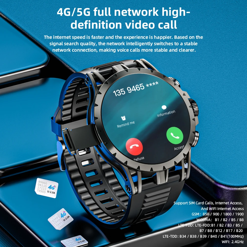 LOKMAT APPLLP 4 Android 4G LTE Smart Watch 1.508
