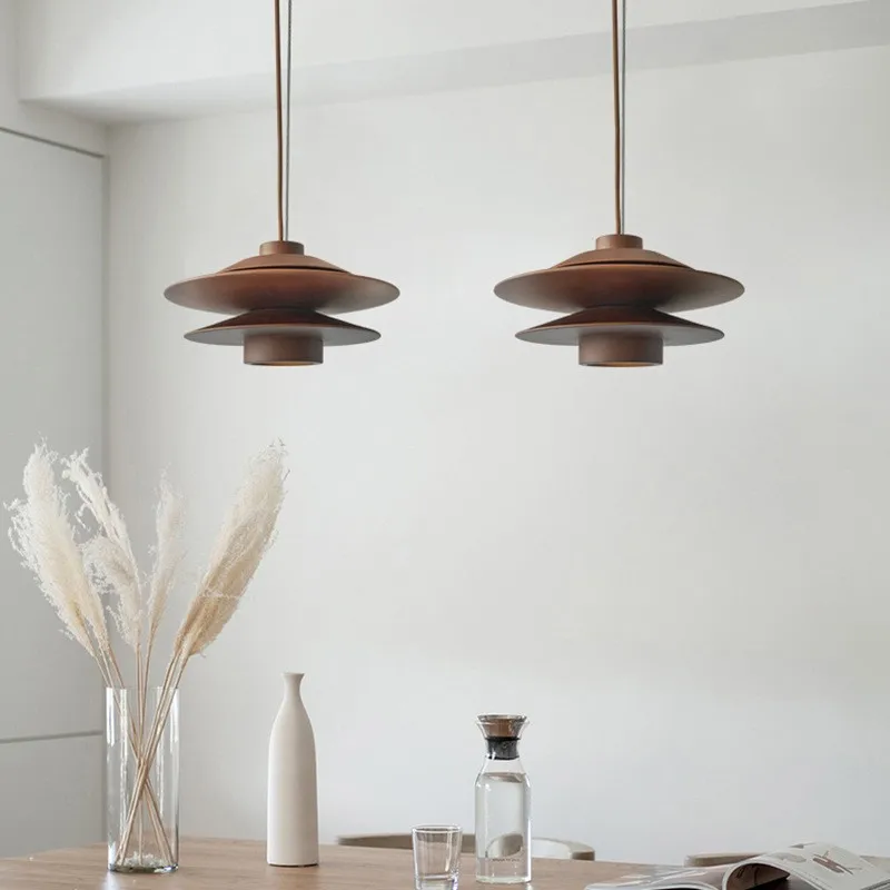 Designer di lampadari da ristorante per sala da tè in stile nordico medievale retrò Nanyang