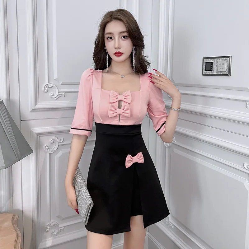 Woman Work Clothes Suit Hotel Waiter Beauty Salon Spa Massage Nail Cafe Sexy Foot Bath Sauna Technician Overall Skirt Uniform