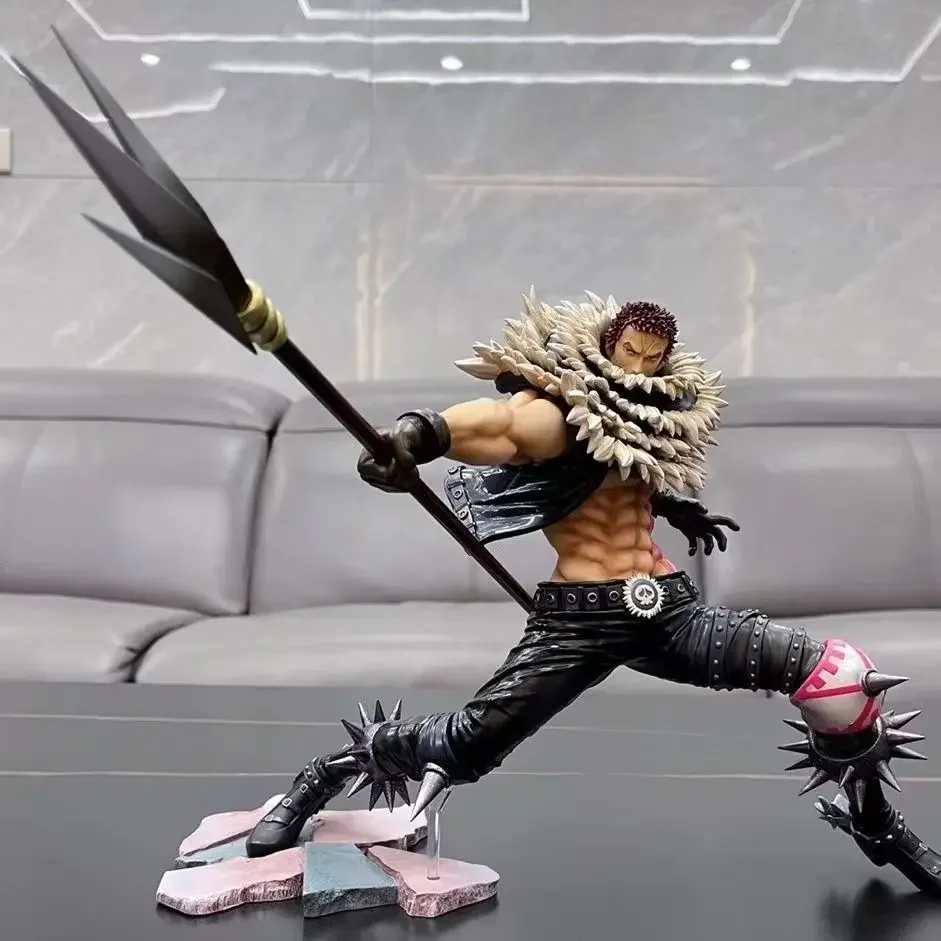 

Anime One Piece Portrait Of Pirates Big Mom Charlotte Katakuri Gk Pvc Action Figure Statue Collection Model Toys Doll 24cm