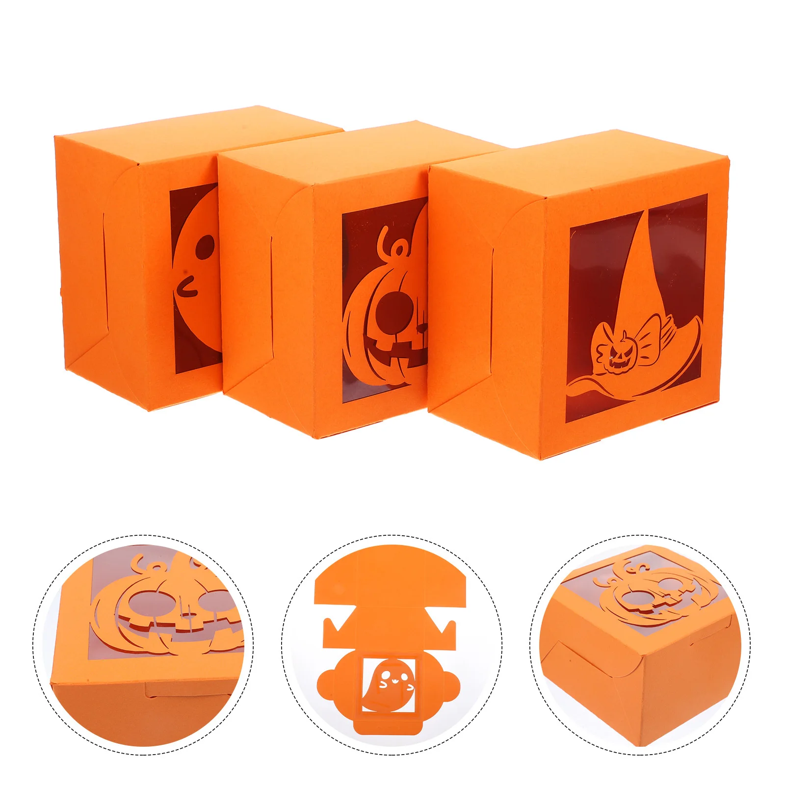 

30Pcs Halloween Candy Box Gift Accessory Empty Treat Holder Party Favor Candy Container Halloween Gift Wrap Box