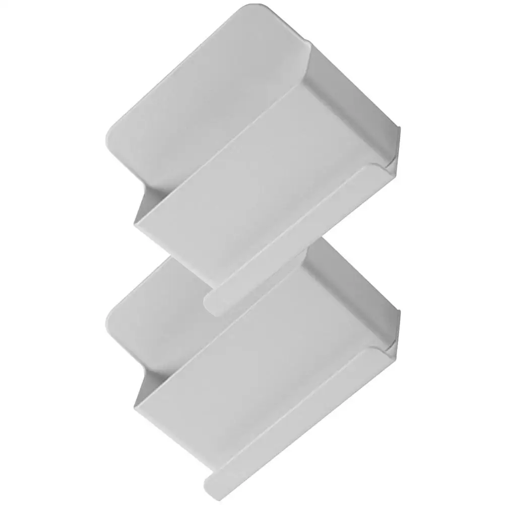

Remote Control Wall Mounted Phone Holder Shelf Punch Free Organize Cables Keys Remote Wall Storage Box Plastic Box