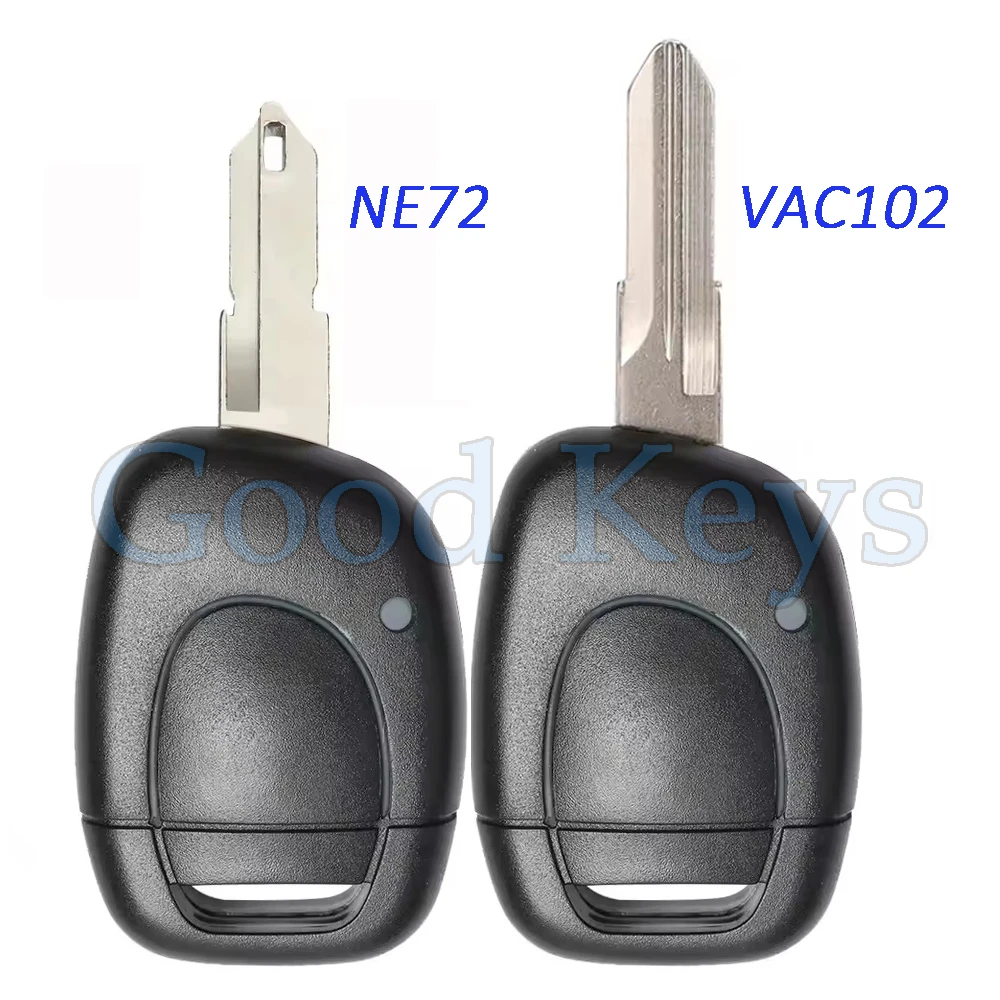 

Брелок-пульт DIYKEY для Renault Master, Kangoo, Clio, Twingo, NE72, VAC102, с чипом ID46, 433 МГц, с чистым ключом-заготовкой