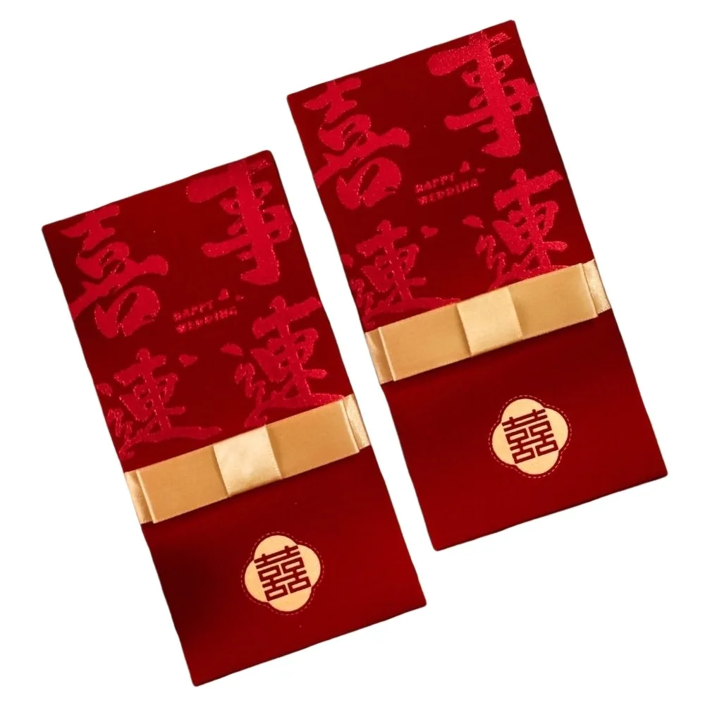 

Chinese Horse Year New Year Bow Red Envelope Hard Paper Thickened Chinese Money Envelopes Bowknot Hot Gold Red Packet