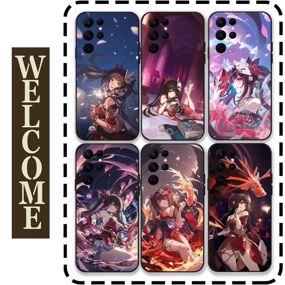 

Sparkle Honkai Star Rail Phone Case for Samsung Galaxy S24 Ultra S22 S23 Ultra S21 S20 5G Protective Silicone TPU Funda