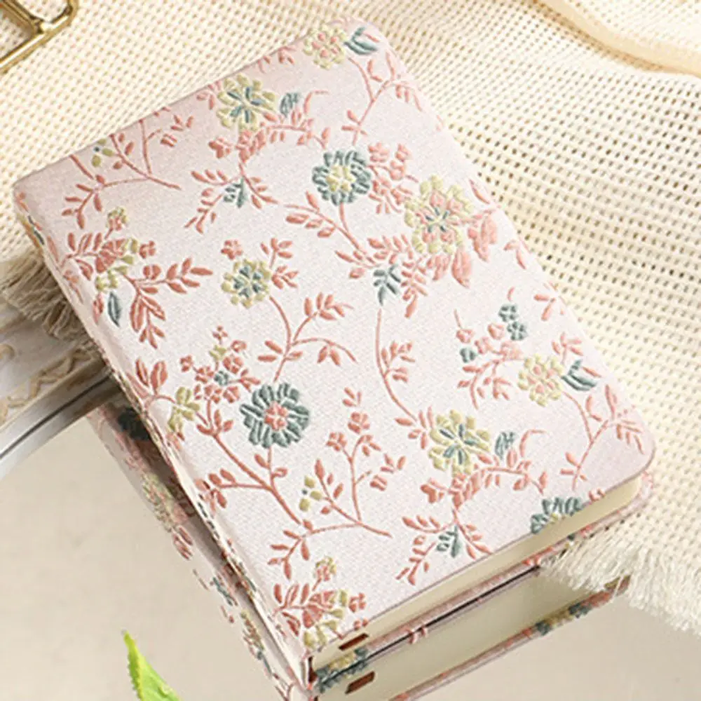 Journal Book Embossed Notebook Agenda Organizer Diary Book Floral Student Notebook Protect Eyes Dao Lin Paper Pocket Notebook