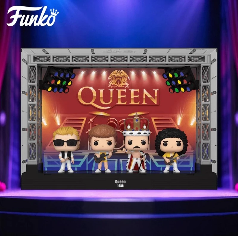 

Genuine Edition FUNKO POP Queen：Freddie Mercury Anime Action Desktop Decoration Ornament Model Toys Collectible Model