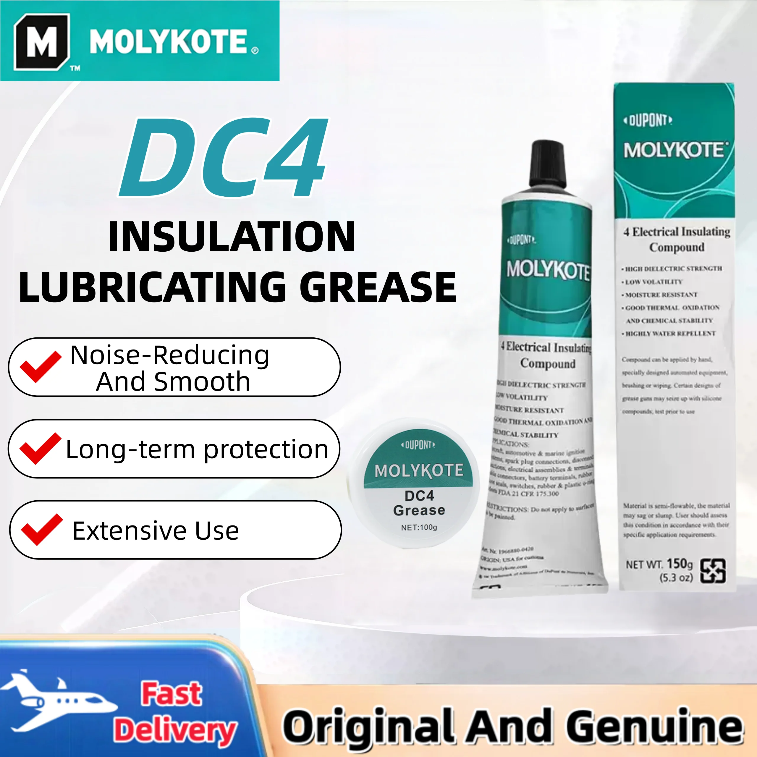 Dow Corning Molykote Dc4 High-Temperature Resistant Electrical Insulating Paste Combined With Lubricating Silicone Grease