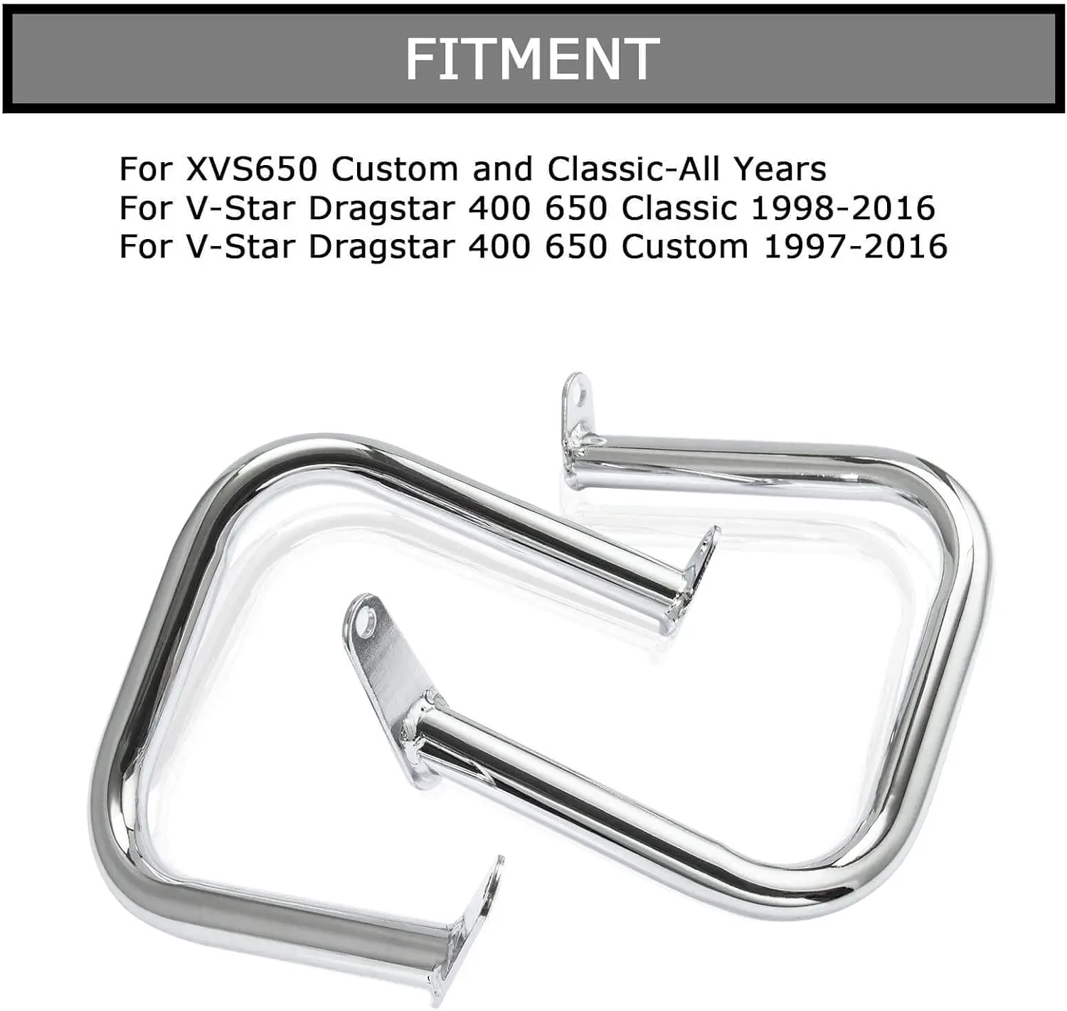 Engine Guard Highway Crash Bar for XVS650, V-Star Dragstar 400 650