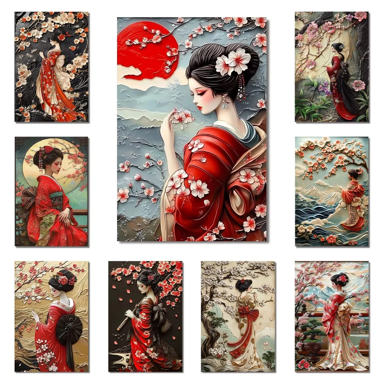 Japanese Lifestyle Store - Pintura al Óleo por Números Estilo