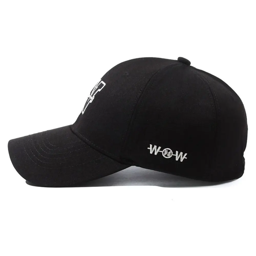 

Fashion Cotton Hip Hop Sunscreen Hats Adjustable Letters W Letter Trucker Cap Soft Washable Sport Baseball Caps Summer