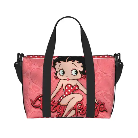 Betty Boop Animal Print Travel Tote -AliExpress