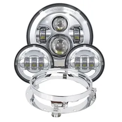 Motorcycle 7 inch Moto LED Headlight with 4-1/2