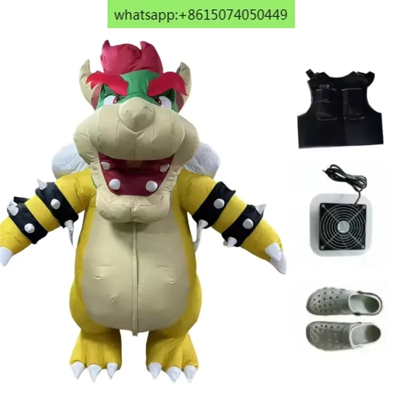 

2 м дракон черепаха талисман надувной гигантский костюм мультфильм монстр для взрослых косплей Хэллоуин реклама карнавальный реквизит для выступлений