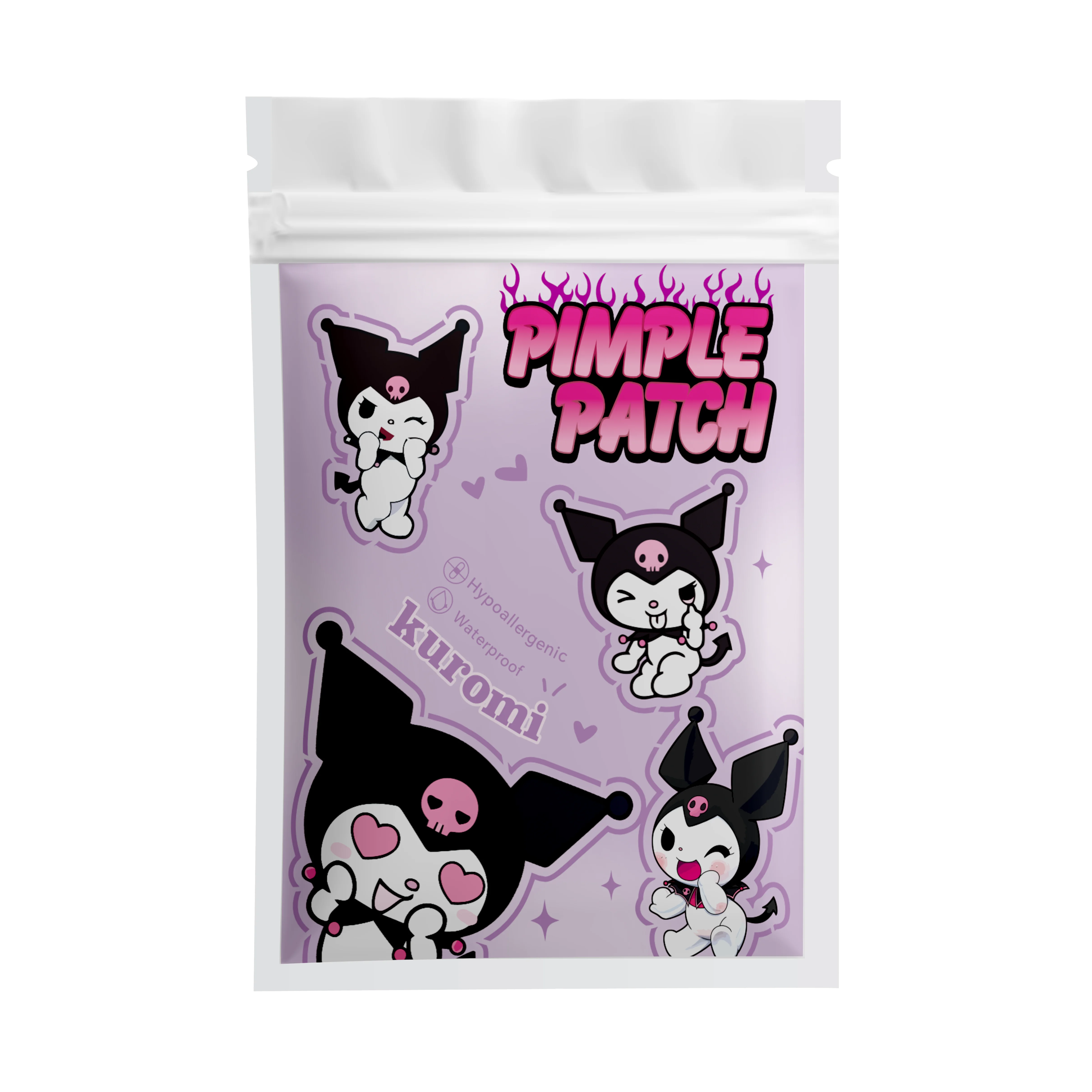 125pcs remendos de acne de ácido salicílico - adesivos invisíveis e fofos em forma de gato para lutar espinhas e acalmar a pele