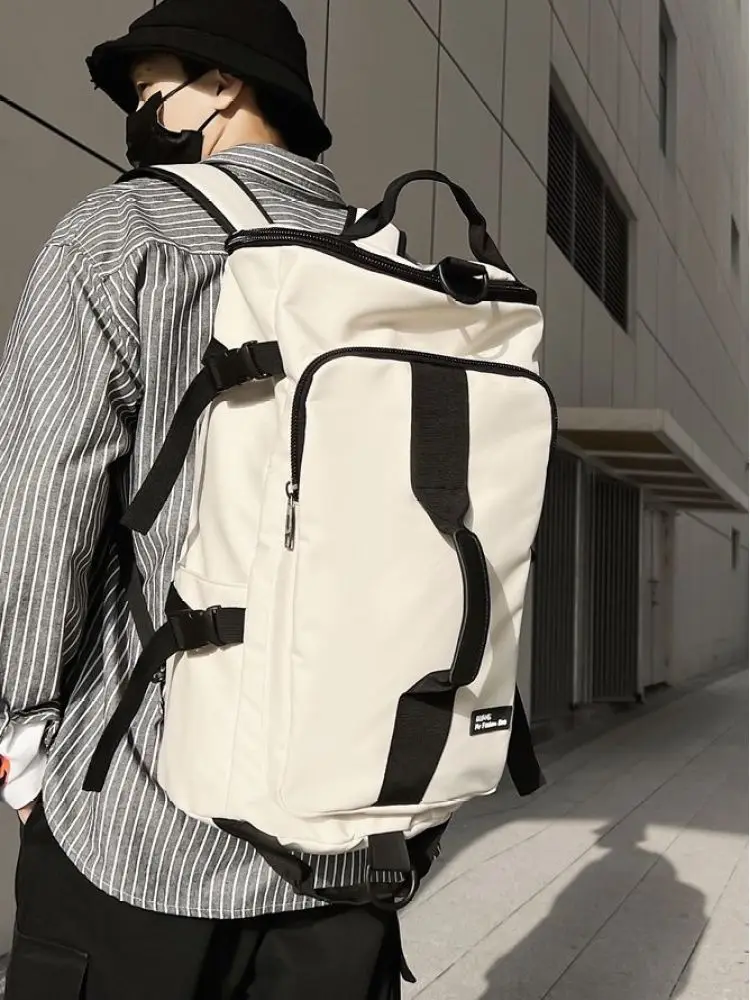 

Travel Men's Bapa Large Capaci Crossbody Bag for Busin Trips Hiking Mountain Climbing College Students Bookbag