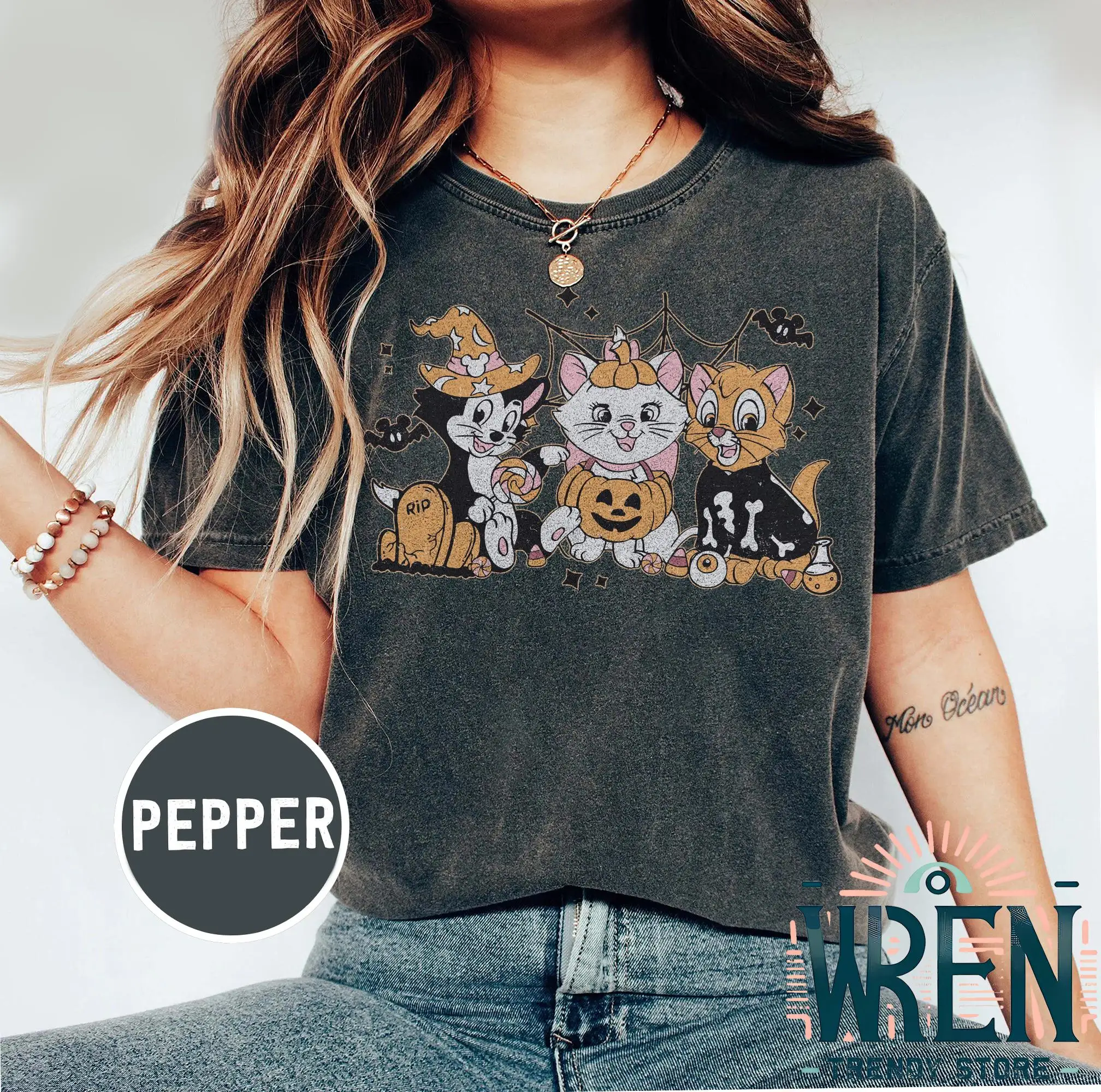 ريترو "القط مغامرة" ماري تولوز بيليوزي ديزني تي شيرت متعة اليقطين تي شيرت ديزني حفلة تي شيرت القط المتحمسين