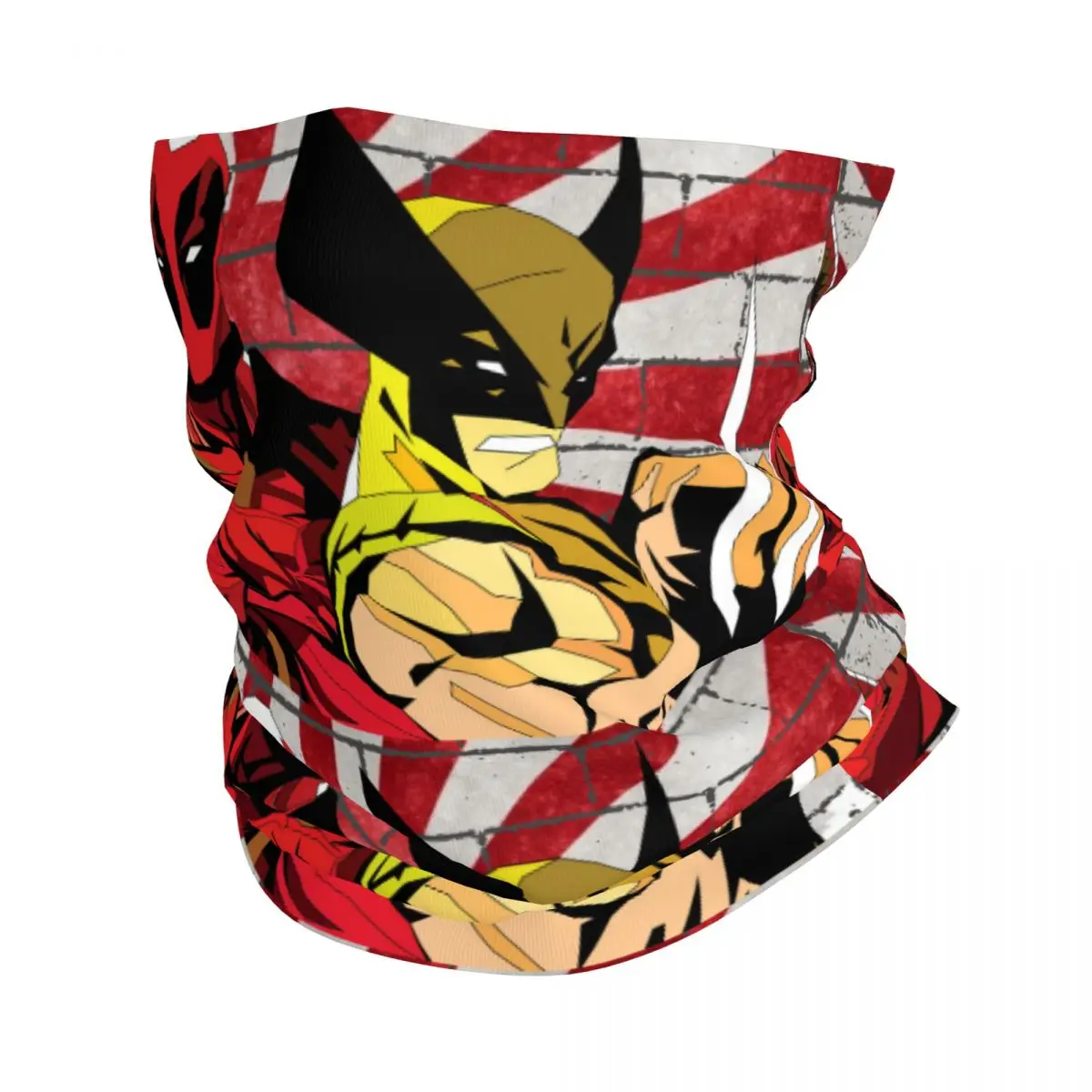 Popular Movies Bandana Neck Cover Motorcycle Club Deadpool & Wolverine Wrap Scarf Hiking Unisex Adult Washable