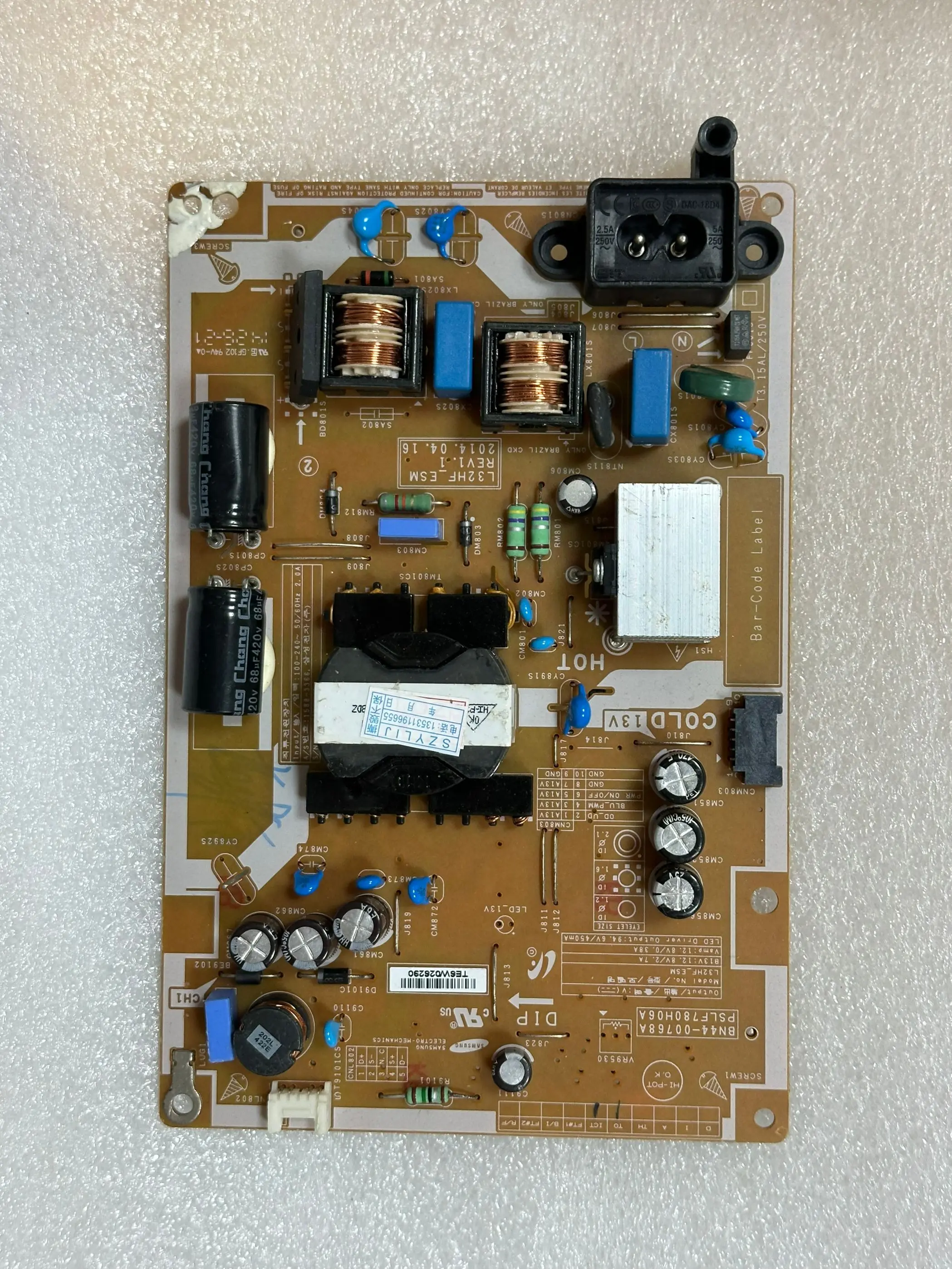 

Original genuine UN32H5203A power board PSLF780H06A BN44-00768A