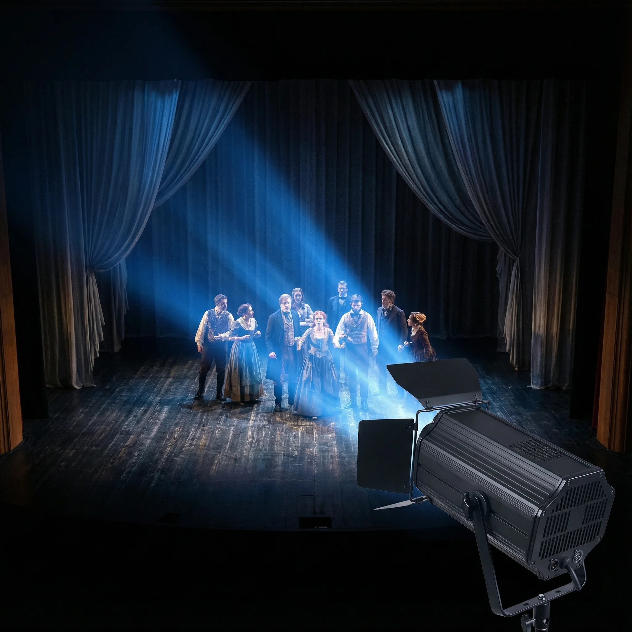 300W COB 2in1 Zoom Warm White/Cold Cool White Illuminated Indoor LED Par Stage Bar Wedding Chapel DJ DMXLight