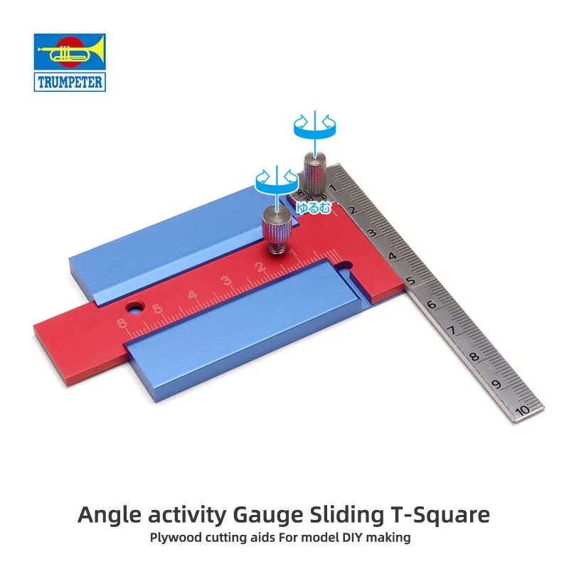 Hobby Model building tools Angle activity Gauge Sliding T-Square Plywood cutting aids For model DIY making