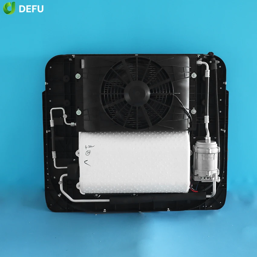 بطارية السقف تيار مستمر تيار متردد 12 فولت وحدة 12 فولت مكيف هواء 12 فولت لمكيف شاحنة فان تخييم #4