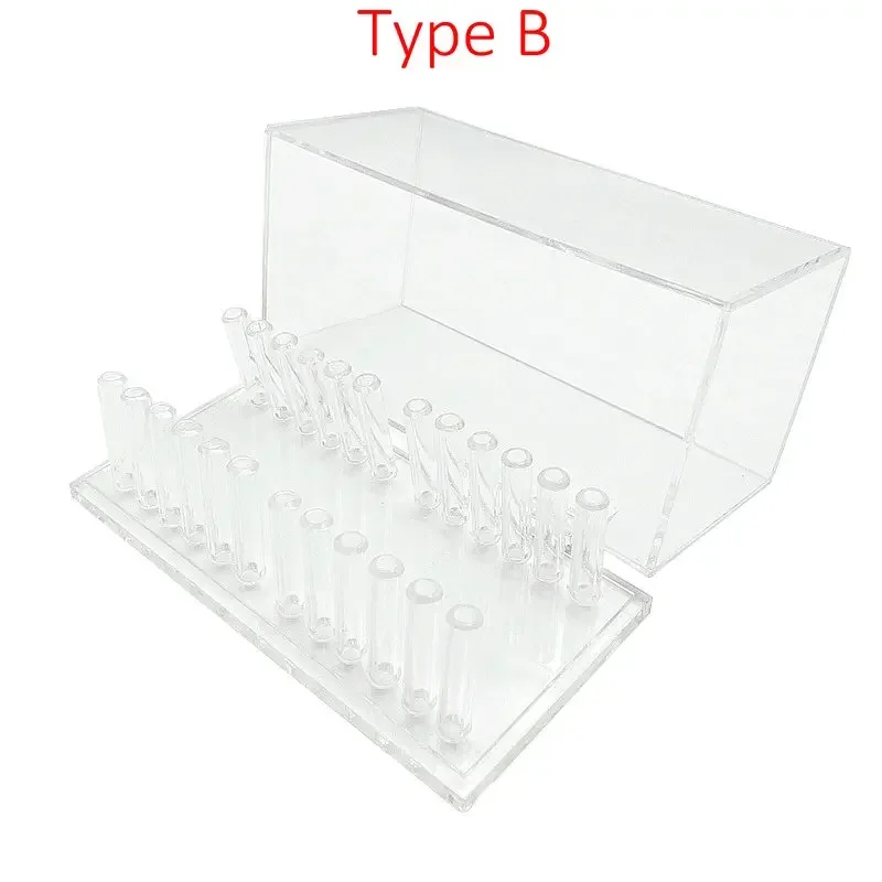 High Quality Dental Rectangular Archwire box Acrylic Dispenser Placing Box Holder fit Orthodontic Arch Wires Tools