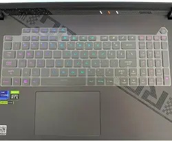 Pele da tampa do teclado portátil para Asus ROG Strix SCAR 18, G834, G834JY, G834JZ, G834J, Asus ROG Strix G18 G814 G814JI G814JZ, 18