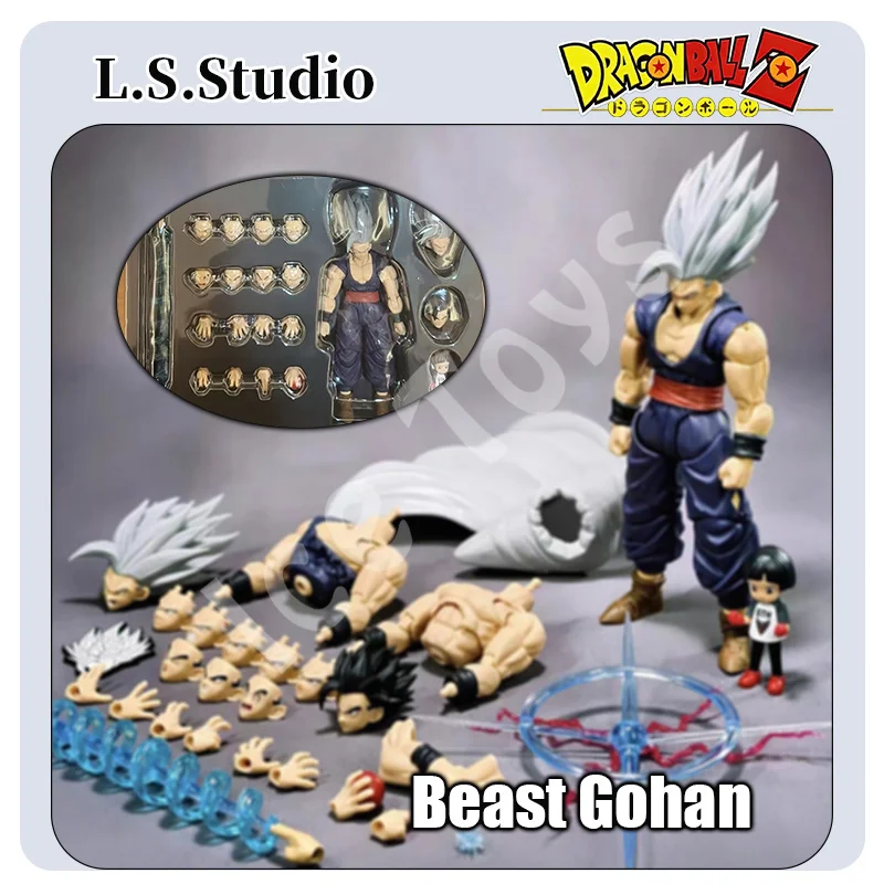 New Product LS L.S.Studio Son Gohan Dragon Ball Super Saiyan Beast Gohan Super Hero Anime Action Figure Model Toy Gift