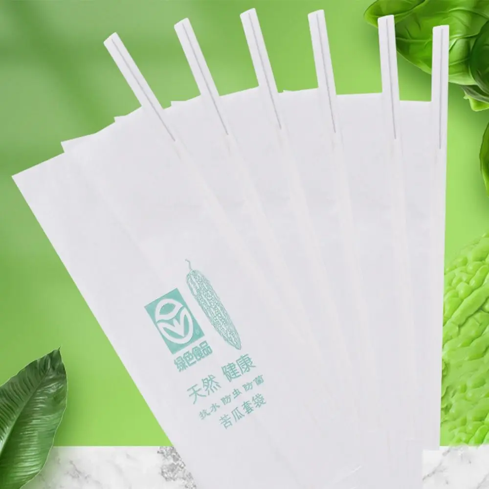 

100pcs Breathable Balsam Pear Protection Bags Against Insect Practical Loofah Grow Bags Generic Plant Grow Bag Garden Tools