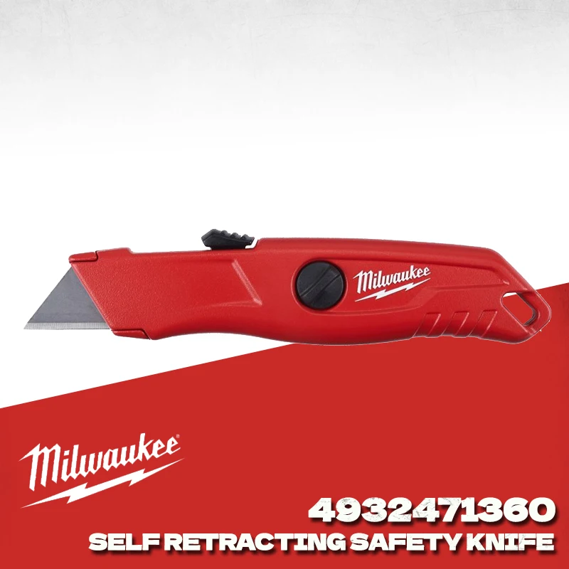 

MILWAUKEE 4932471360, самовытягивающийся безопасный нож, карманный нож, ручные инструменты, аксессуары для электроинструментов MIlwaukee