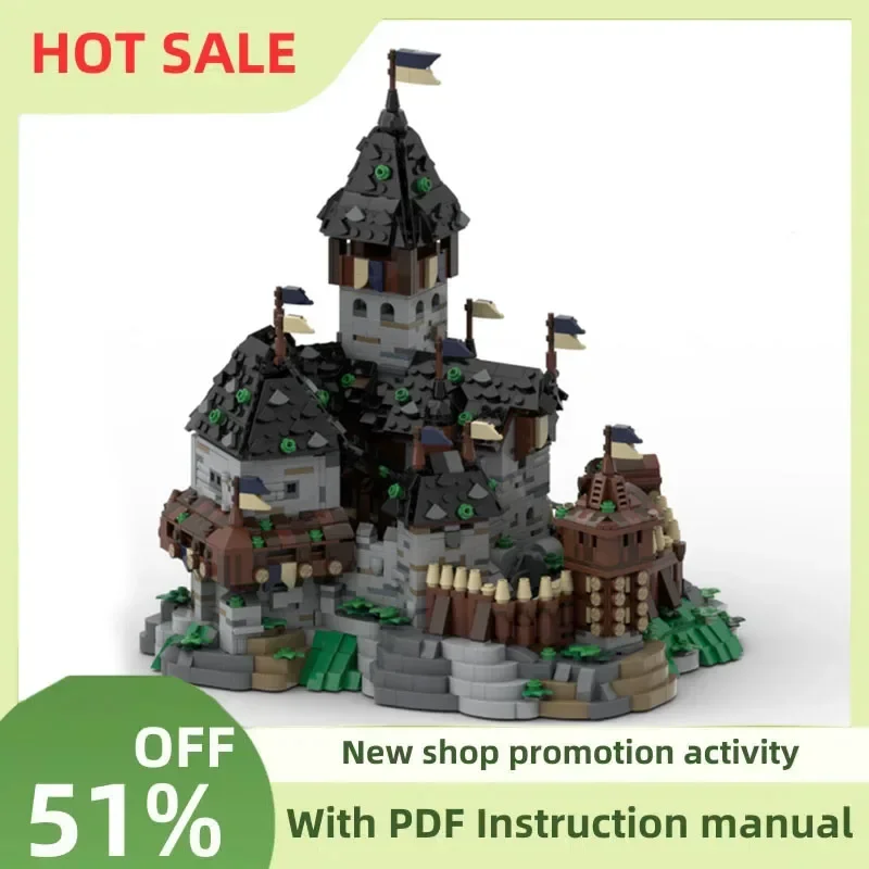 

New 4242Pcs Moc European Medieval Street View Mini Blaustein Castle Model Diy Creative Ideas Kid Toy Birthday Gift Custom Puzzle