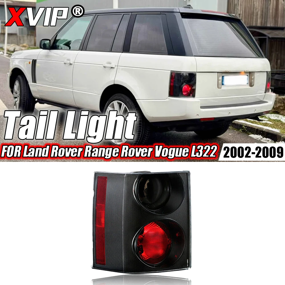 XVIP الجانب الأيسر الضوء الخلفي أحمر/أسود الفرامل الخلفية LED مصباح أضواء الإشارة لاند روفر رينج روفر رواج L322 02-09 نسخة الاتحاد الأوروبي/الولايات المتحدة الأمريكية