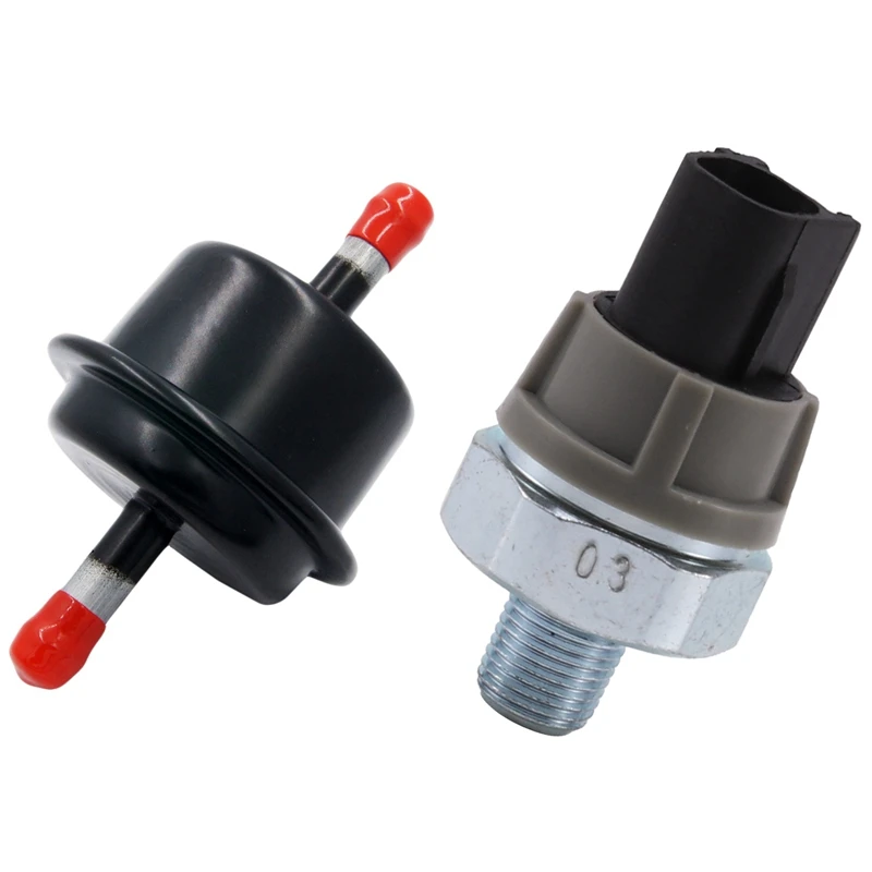 2 Pcs Cara Accessories: 1 Pcs Car Automatic Transmission Fluid Filter & 1 Pcs 37240-PHM-003 Oil Pressure Switch