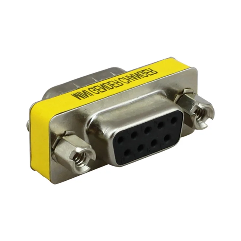 

P515 DB9 Serial port Male to female connector Converter head COM9 pin RS232 straight through