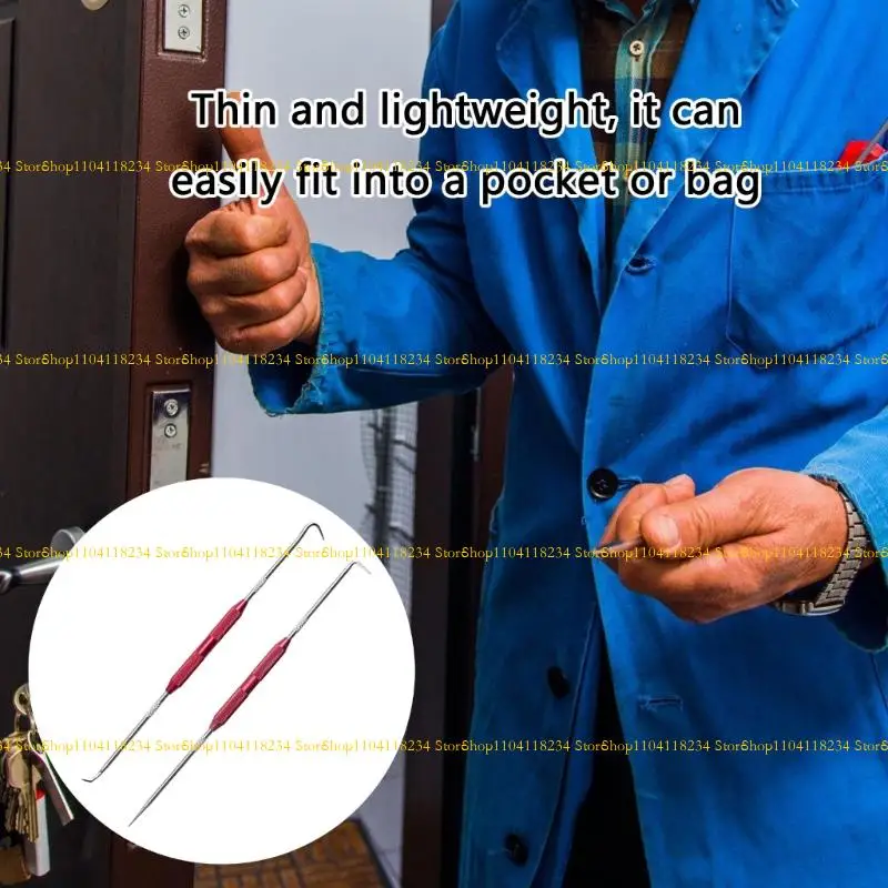 P9FB 2Pcs Automotive O-Rings Puller Hook and Pick Seal Disassembly Tool Set