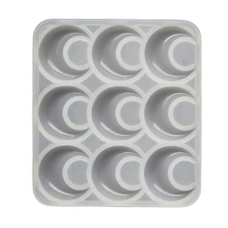 Versatile Silicone Casting Mold Moon and Pendant Mold Necklace Earrings Pendants Mould Jewelry Making Tools