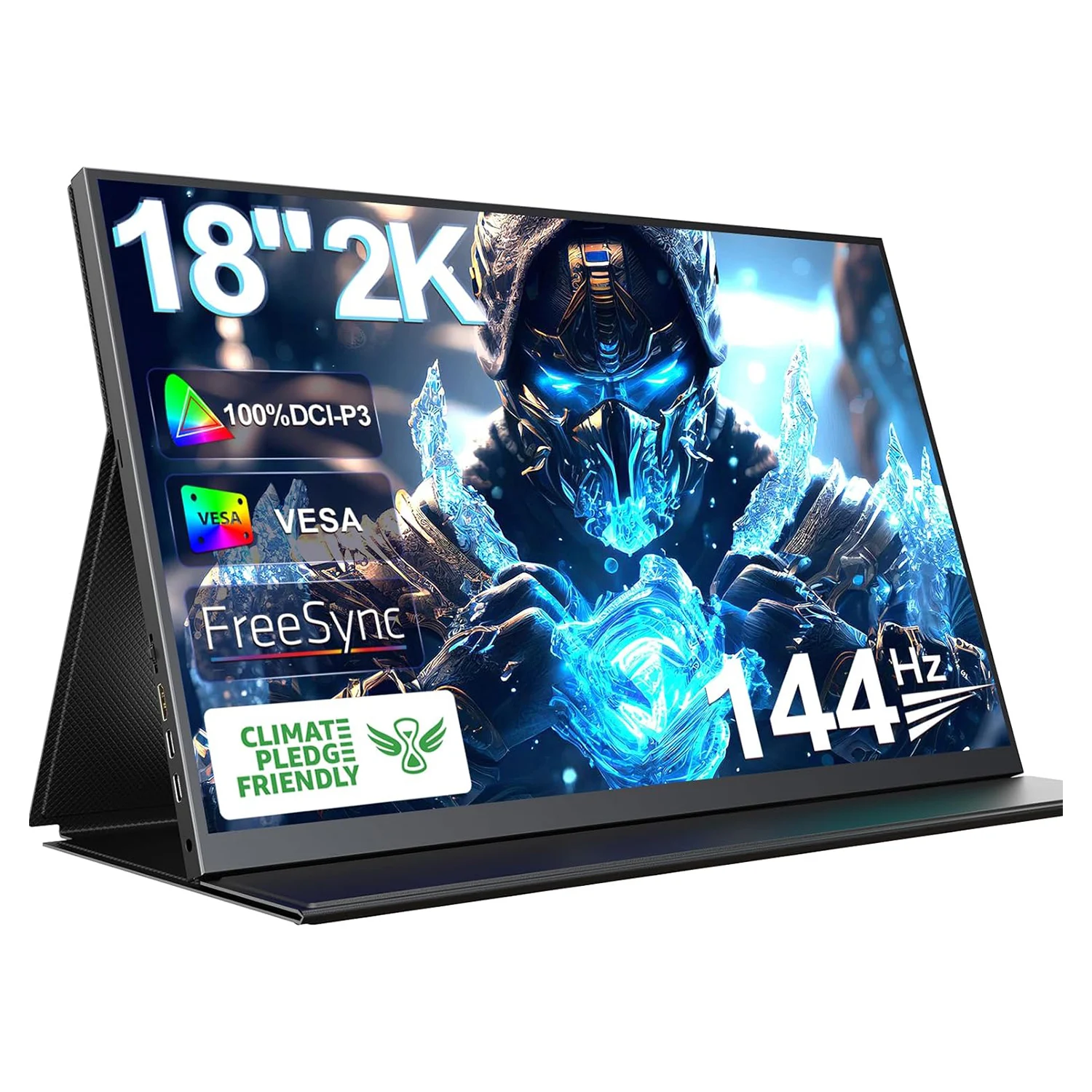 Imagem -01 - Cdisplay-monitor Portátil do Jogo 144hz 2k 18 2560x1600 100 Dci-p3 Portátil Hdr com Exposição Matte Frameless de Vesa cdisplay monitor portatil do jogo 144hz 2k 18 2560x1600 100 dci p3 portatil hdr com exposicao matte frameless de vesa 01