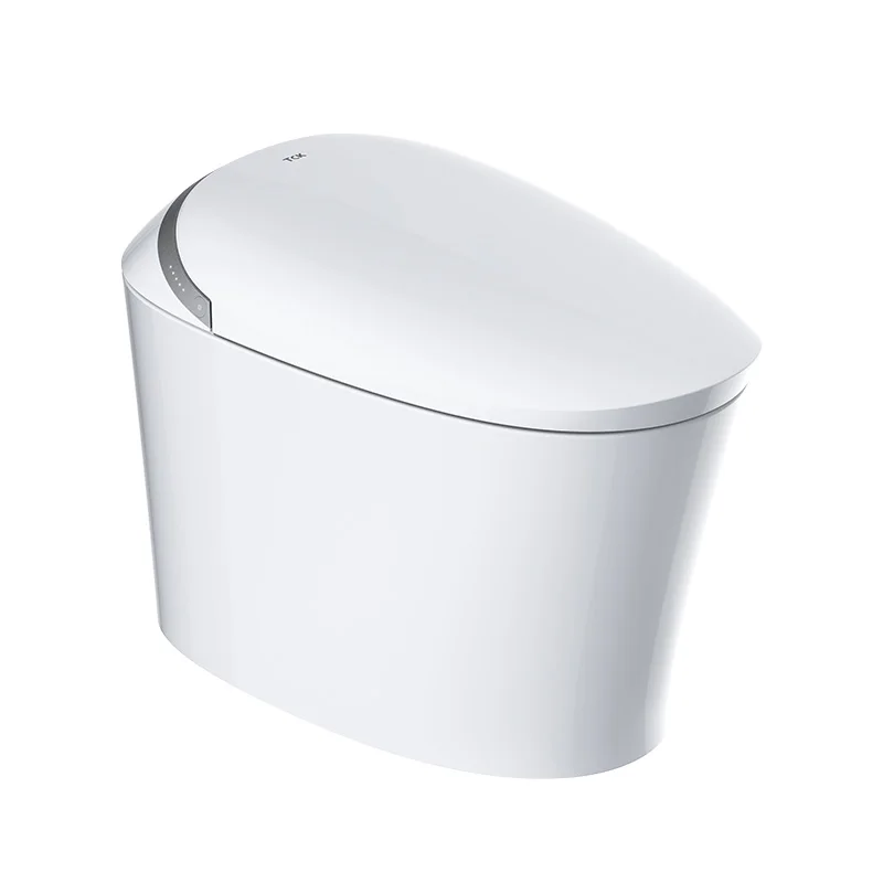 

Smart Advanced Features Luxury for Modern Bathrooms High-Tech Smart Floor-Mounted Toilet with Remote Control