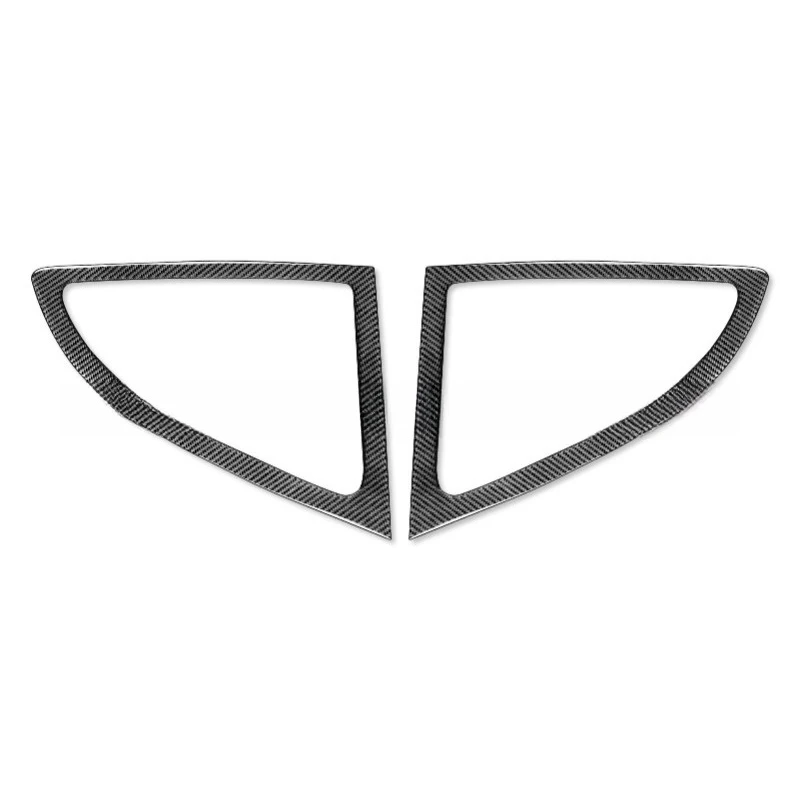 

Suitable for 16-24 Porsche 718 true carbon fiber rear triangular window car interior modification accessories decoration