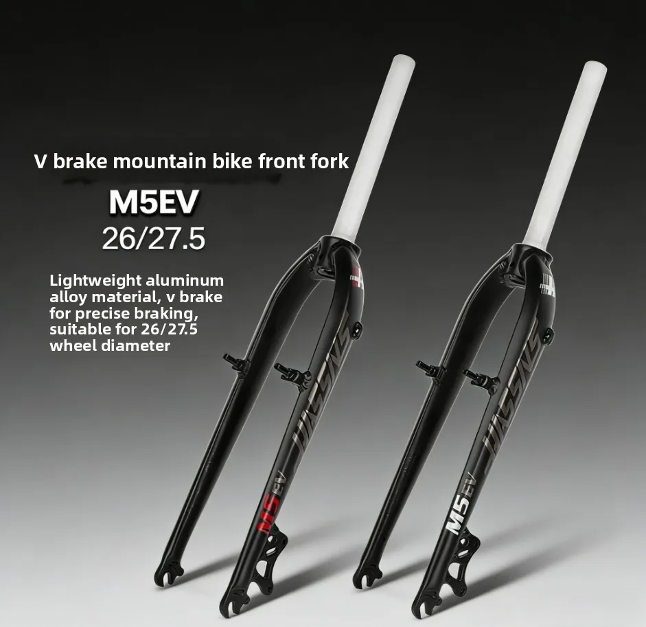 

Ultra Light Mountain Bike Hard Fork Aluminum Alloy Fork 26 27.5-Inch Mountain Bike Front Fork B-Pillar Pure Disc V-Brake