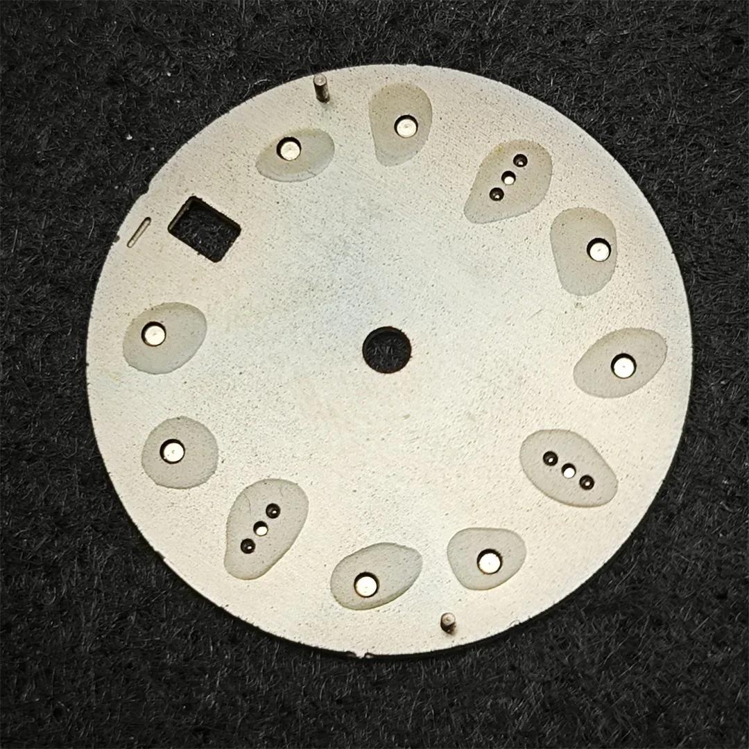 28.5 مللي متر NH35 لتقوم بها بنفسك ساعة ميكانيكية الطلب ووتش الأيدي مجموعة يخت الفرعية الهاتفي الأخضر مضيئة ساعة اكسسوارات لحركة NH35 / NH36