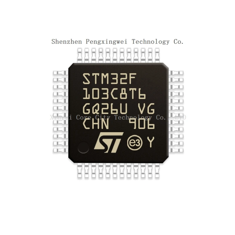 STM STM32F STM32F103 C8T6 STM32F103C8T6 STM32F103C8T6TR 100% Nouveau Original Microcontrôleur LQFP-48 (MCU/MPU/SOC) CPU