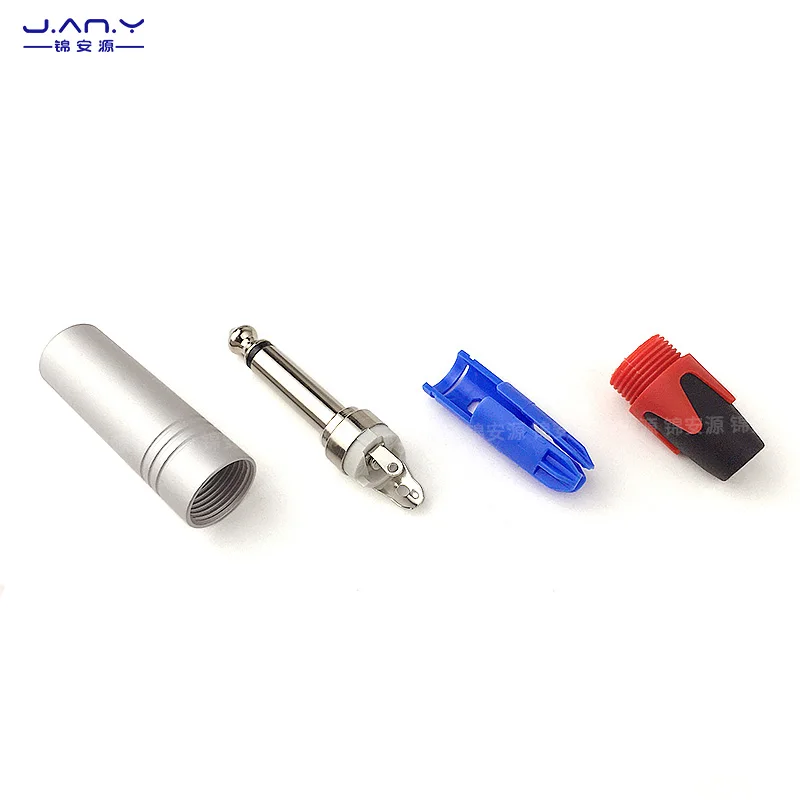 6.35 dual core mono 6.5 soldered amplifier microphone plug