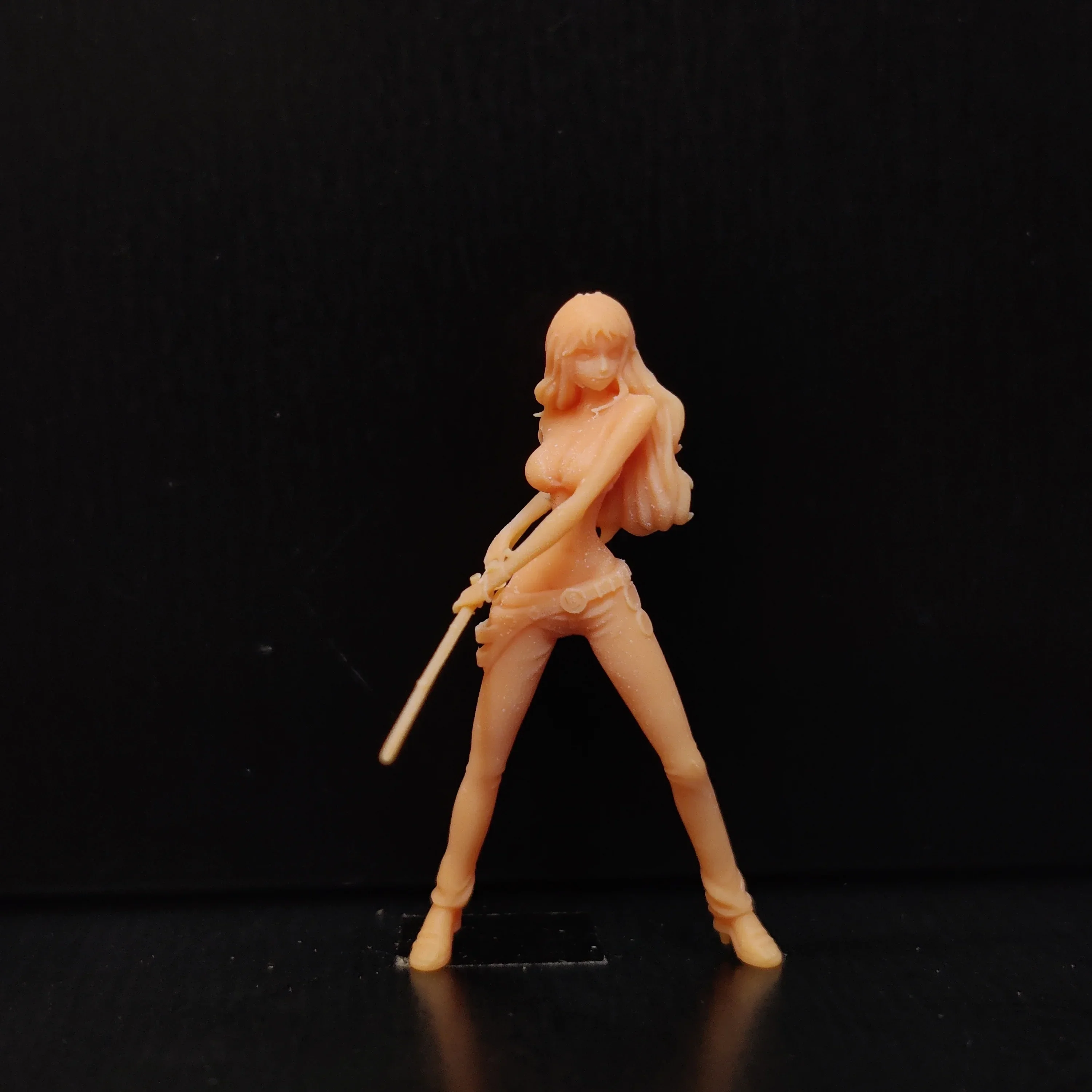 1/64 1/43 Maßstab Modell Harz Anime Segeln Dieb Na Mei Nimmt Mitarbeiter Ungefärbte Miniatur Diorama Handbemalt S435